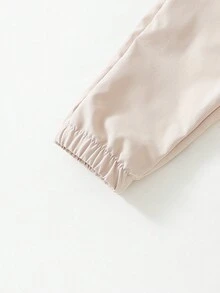 Baby Boy 3pcs Letter Patched Detail Sweatpants - Multicolor - View 5