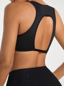 SHAPORA Của phụ nữ Định hình cơ thể Áo - màu đen - Xem 4