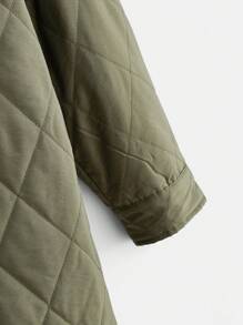 SHEIN Maternity Solid Color Loose Fit Jacket