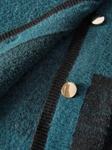 SHEIN Maternity Casual Loose Cardigan Sweater, For Winter