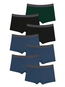 Men's 6pcs/set Underwear With Letter Print - Multicolor - View 2