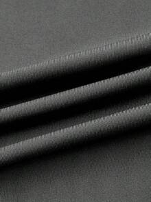 SHEINNeu Chất rắn Quần ống loe - Xám - Xem 4