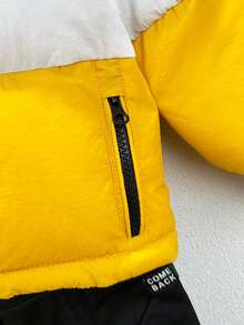 Áo khoác đệm cho bé trai Colorblock Zip Up - Nhiều màu - Xem 3