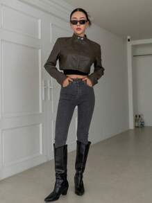 Dazy Designer 女士短款夹克