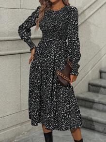 EMERY ROSE In Toàn bộ Tay áo loe Đầm - màu đen - Xem 6