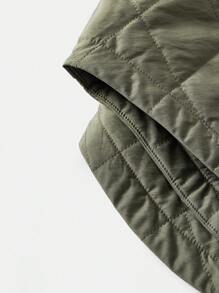 SHEIN Maternity Solid Color Loose Fit Jacket