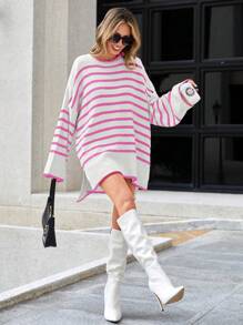SHEIN Cottnline Jersey De Mujer - Rosa - Ver 4