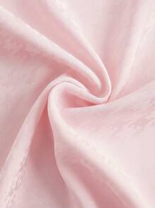 Vintamour Camisa de cuello con cordón con botón delantero - Rosa - Ver 10