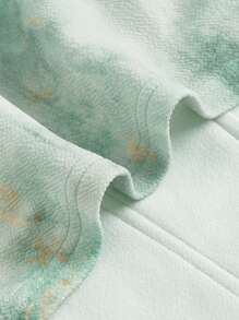 SHEIN MOD 紮染不對稱下擺抹胸式上衣 - 彩色 - 查看 3