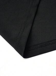 SHEIN Unity 加大碼半身裙 - 黑色 - 查看 5