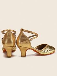 Gold Glitter Dance Shoes For women Brand Modern Dance Shoes Salsa Ballroom Tango Latin Shoes For Girls Ladies Women - Gold - View 4