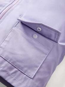 Cozy Pixies 女嬰可愛貓咪圖案 3d 耳朵連帽夾克