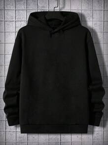 Sudadera con capucha de aventura al aire libre para hombres, de moda para diversos entornos, para Halloween - Negro - Ver 2