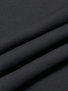 ROMWE MEN Street Life Men Skull & Lightning Printed Hoodie With Drawstring And Thermal Lined - Dark Grey - View 4