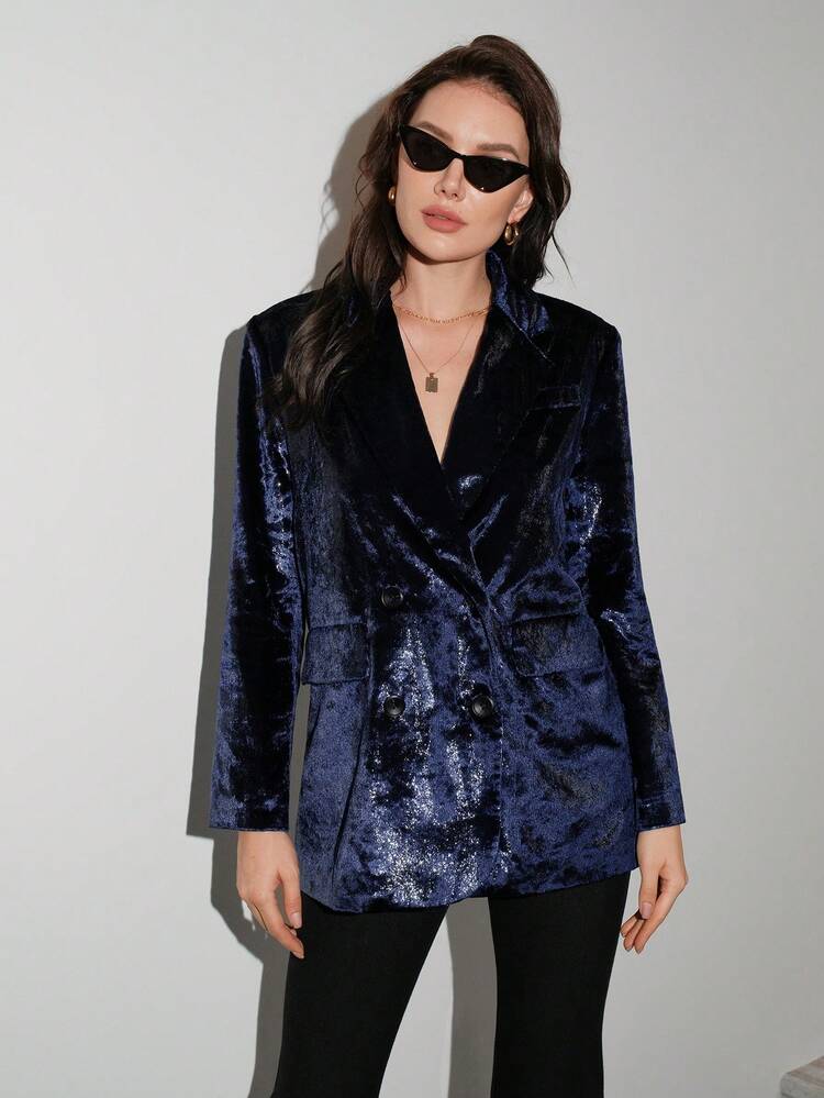 Women's Double Breasted Suit Fall Cloth For Women