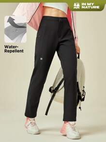 In My Nature 女款印花户外徒步裤 - 黑色 - 查看 7