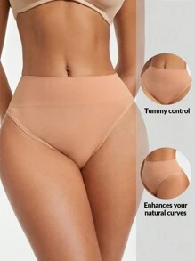 SHAPORA Solid Shapewear Panty - Apricot - View 1