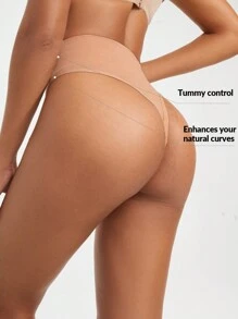 SHAPORA Solid Shapewear Panty - Apricot - View 2