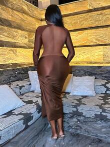 Slaydiva 女裝連身裙 - 黑色 - 查看 2