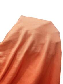 Allurite 漸層垂領露背繫帶吊帶連衣裙 - 橘色 - 查看 8