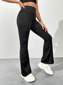 SHEIN 兒童女孩寬鬆口彩色運動長褲,適合青少年尺寸