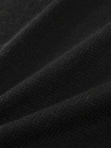 男士纯色开衫（不含 T 恤） - 黑色 - 查看 7