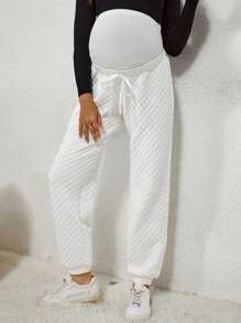 SHEIN 孕婦褲 - 白色 - 查看 6