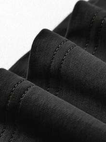 Men Christmas Print Tee - Black - View 6