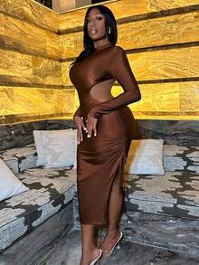 Slaydiva 女裝連身裙 - 黑色 - 查看 4