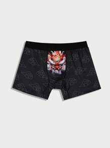Men's Lion & Cloud Pattern Underwear