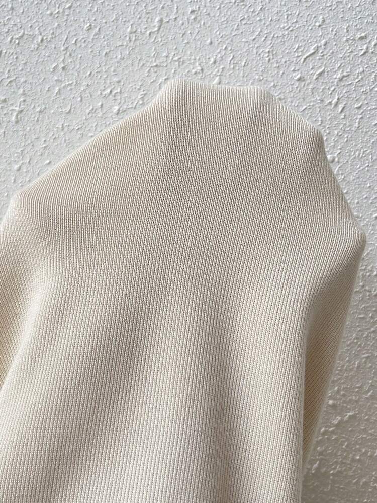 Foldover Off Shoulder Bodycon Sweater Dress