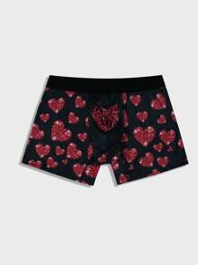Men's Love Printed Boxer Briefs - Multicolor - View 3