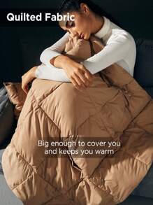 In My Nature Solid Snap Button Outdoor Vest - Khaki - View 4