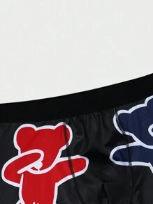 Men's Underwear With Bear Pattern - Multicolor - View 5