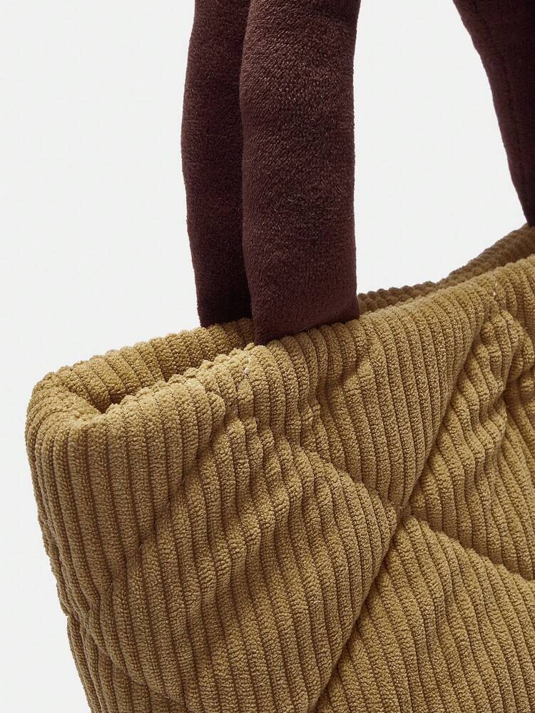 Casual Stitch Detail Handbag