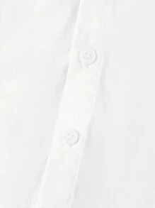 SHEIN Đứa bé trai 1 Miếng In kẻ sọc Đôi ngực Áo vest & 1 Miếng Quần & 1 Miếng Nơ mặt trước Áo sơ mi - Nhiều màu - Xem 3