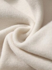 SHEIN Unity 美國國旗和字母圖案套頭衫 - 米色 - 查看 5