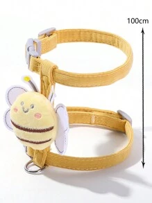ROMWE Kawaii 1pc Bee Patterned Pet Leash (suggested For 3-8kg) - Multicolor - View 3