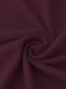 Manfinity Homme Men Contrast Trim Polo Shirt - Burgundy - View 5