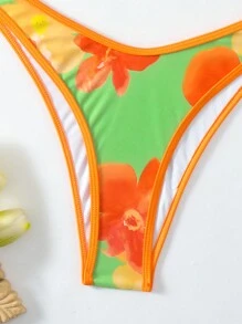 Swim Vcay 花卉印花比基尼套裝 - 彩色 - 查看 6