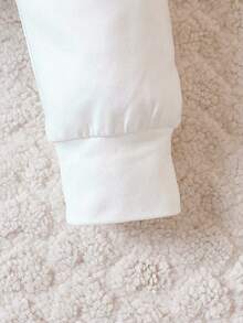 Baby Girl Cat Print 2 In 1 Jumpsuit - Green - View 6