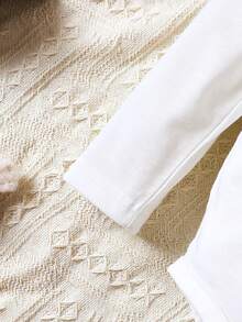 Infant Girls' Heart & Leopard Print Romper And Leggings Set - White - View 6