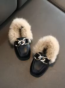 New Style Fashionable Girls' Furry Shoes