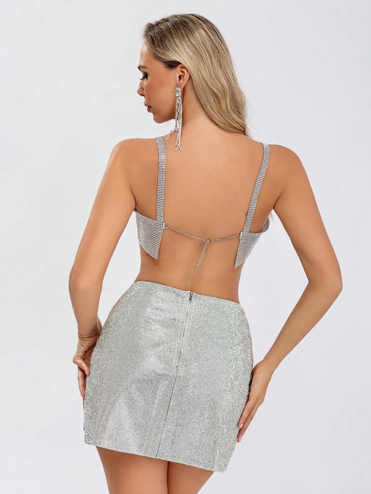 Sequin Bandana Cami Top