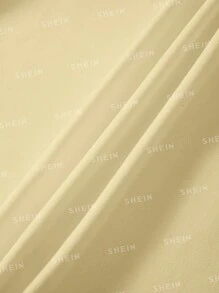 百搭風格落肩圓領印花衛衣,蝴蝶與心形圖案 - 杏色 - 查看 5