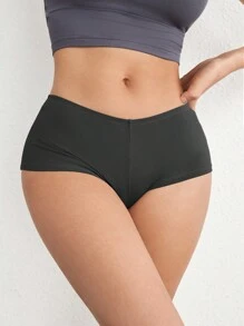 Ocili 極富彈性和光滑的低腰男式短褲-深灰 - 深灰色 - 查看 5