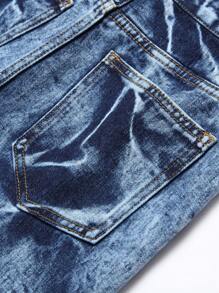 Tween Boy Distressed Wash Jeans - Light Wash - View 5