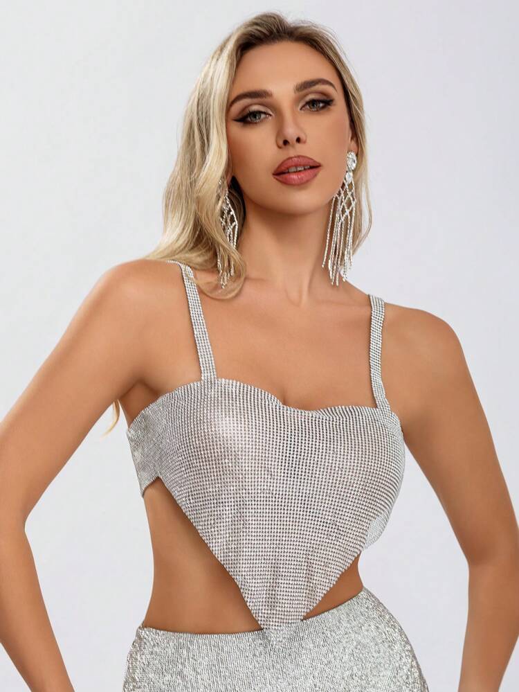 Sequin Bandana Cami Top