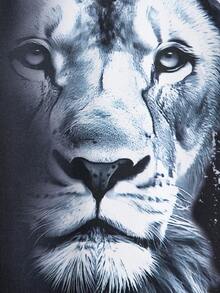 SHEIN 男童大學風圓領長袖T卹 - 黑色 - 查看 6