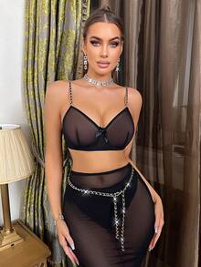 Women's Perspective Sexy Lingerie - Black - View 5